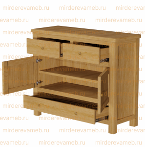 Комод Фабриано - 151 из массива Ш-120см,В-100см,Г-45см