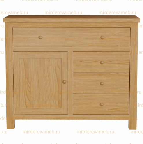 Комод Фабриано - 126 из массива Ш-120см,В-100см,Г-45см