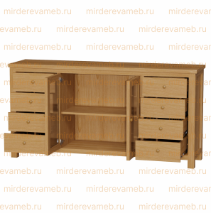 Комод Фабриано - 175 из массива Ш-180см,В-90см,Г-45см