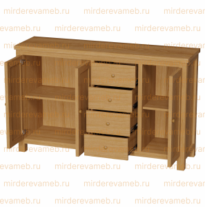 Комод Фабриано - 101 из массива Ш-160см,В-100см,Г-45см