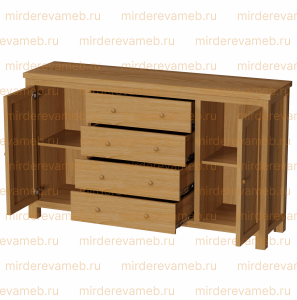 Комод Фабриано - 100 из массива Ш-170см,В-100см,Г-45см