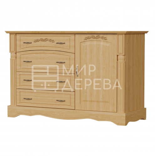 Комод Паола - 411 из массива Ш-120см,В-80см,Г-45см