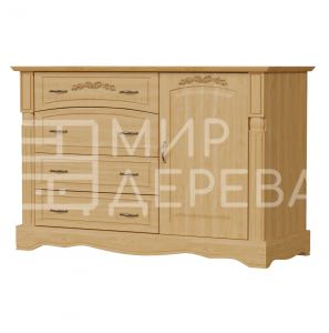 Комод Паола - 411 из массива Ш-120см,В-80см,Г-45см
