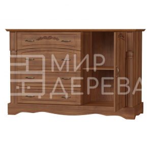 Комод Паола - 411 из массива Ш-120см,В-80см,Г-45см