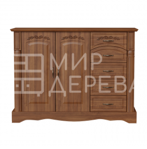 Комод Паола - 421 из массива Ш-120см,В-90см,Г-45см