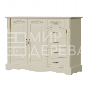 Комод Паола - 421 из массива Ш-120см,В-90см,Г-45см