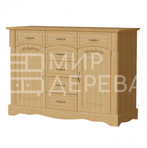Комод Паола - 424 из массива Ш-125см,В-90см,Г-45см
