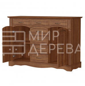 Комод Паола - 424 из массива Ш-125см,В-90см,Г-45см