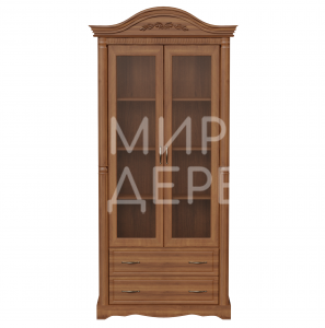 Шкаф Паола Книжный с 2 ящиками из массива Ш-100см,В-220см,Г-45см