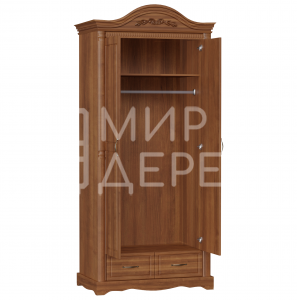 Шкаф Паола 122-1 из массива Ш-100см,В-220см,Г-60см