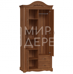 Шкаф Паола 246-1 из массива Ш-100см,В-220см,Г-60см
