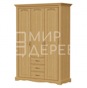 Шкаф Паола 101-1 из массива Ш-150см,В-220см,Г-60см
