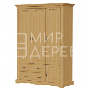 Шкаф Паола 258-1 из массива Ш-150см,В-220см,Г-60см