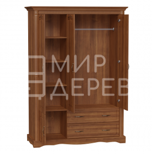 Шкаф Паола 258-1 из массива Ш-150см,В-220см,Г-60см