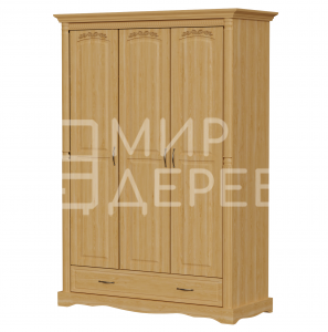 Шкаф Паола 106-1 из массива Ш-150см,В-220см,Г-60см