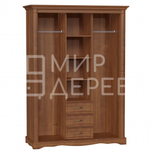 Шкаф Паола 253-1 из массива Ш-150см,В-220см,Г-60см