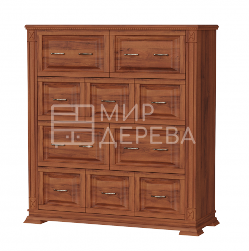 Комод Верди - 201 из массива Ш-120см,В-130см,Г-45см