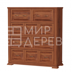 Комод Верди - 201 из массива Ш-120см,В-130см,Г-45см