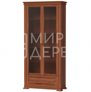 Шкаф Витрина Верди - 125 из массива Ш-100см,В-210см,Г-45см