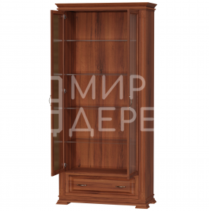 Шкаф Витрина Верди - 125 из массива Ш-100см,В-210см,Г-45см