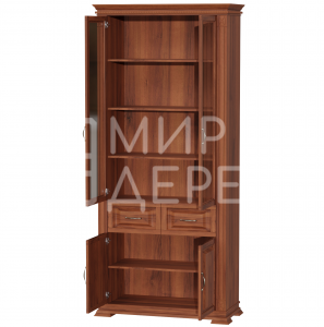 Шкаф Витрина Верди - 134 из массива Ш-100см,В-220см,Г-45см