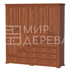 Шкаф Верди - 241 из массива Ш-220см,В-220см,Г-60см
