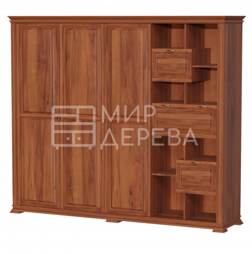 Шкаф Верди - 536 из массива Ш-260см,В-220см,Г-60см