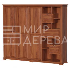 Шкаф Верди - 536 из массива Ш-260см,В-220см,Г-60см