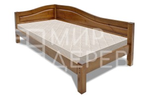 Кровать - Диван Эсма 90*200 из массива сосны, оттенок темный орех
